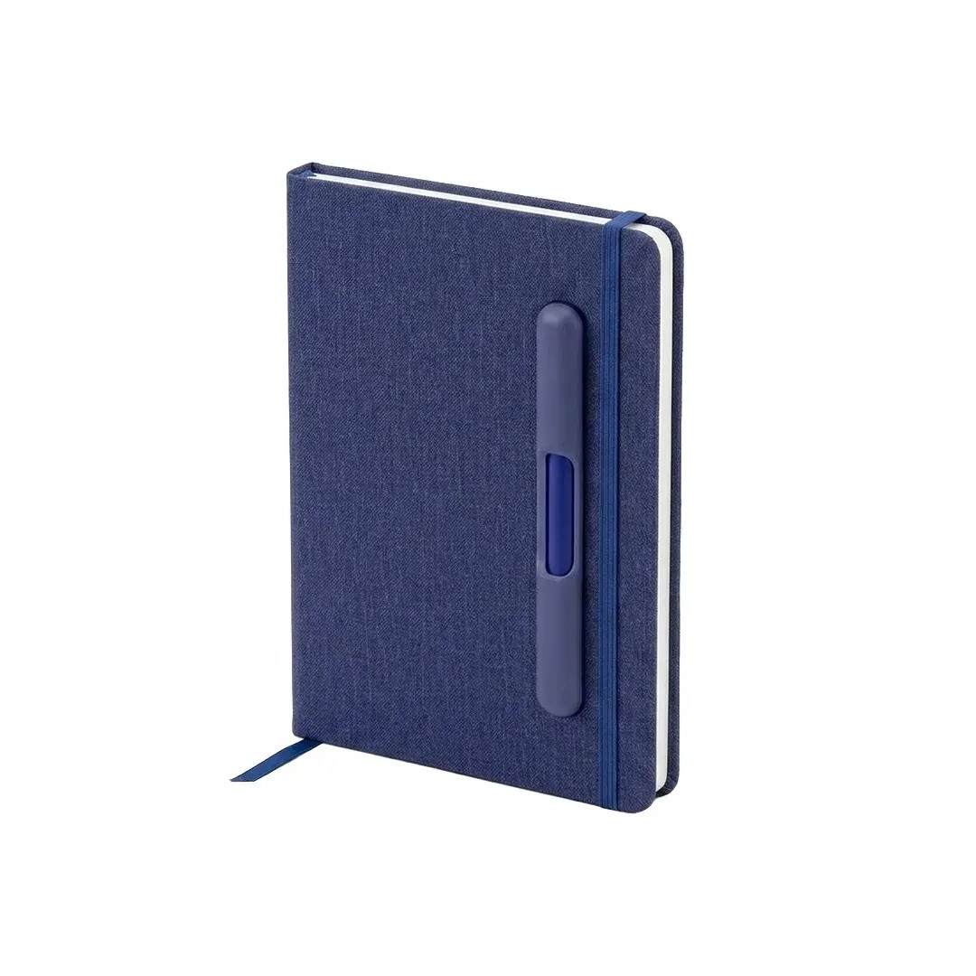 Cuaderno Paris De Color Azul Con Soporte Para Celular