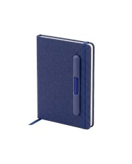 Cuaderno Paris De Color Azul Con Soporte Para Celular