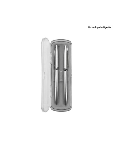 Estuche Para Boligrafo Transparente Doble Servicio