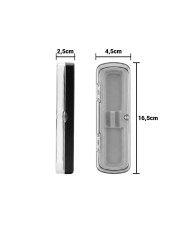 Estuche Para Boligrafo Transparente Doble Servicio