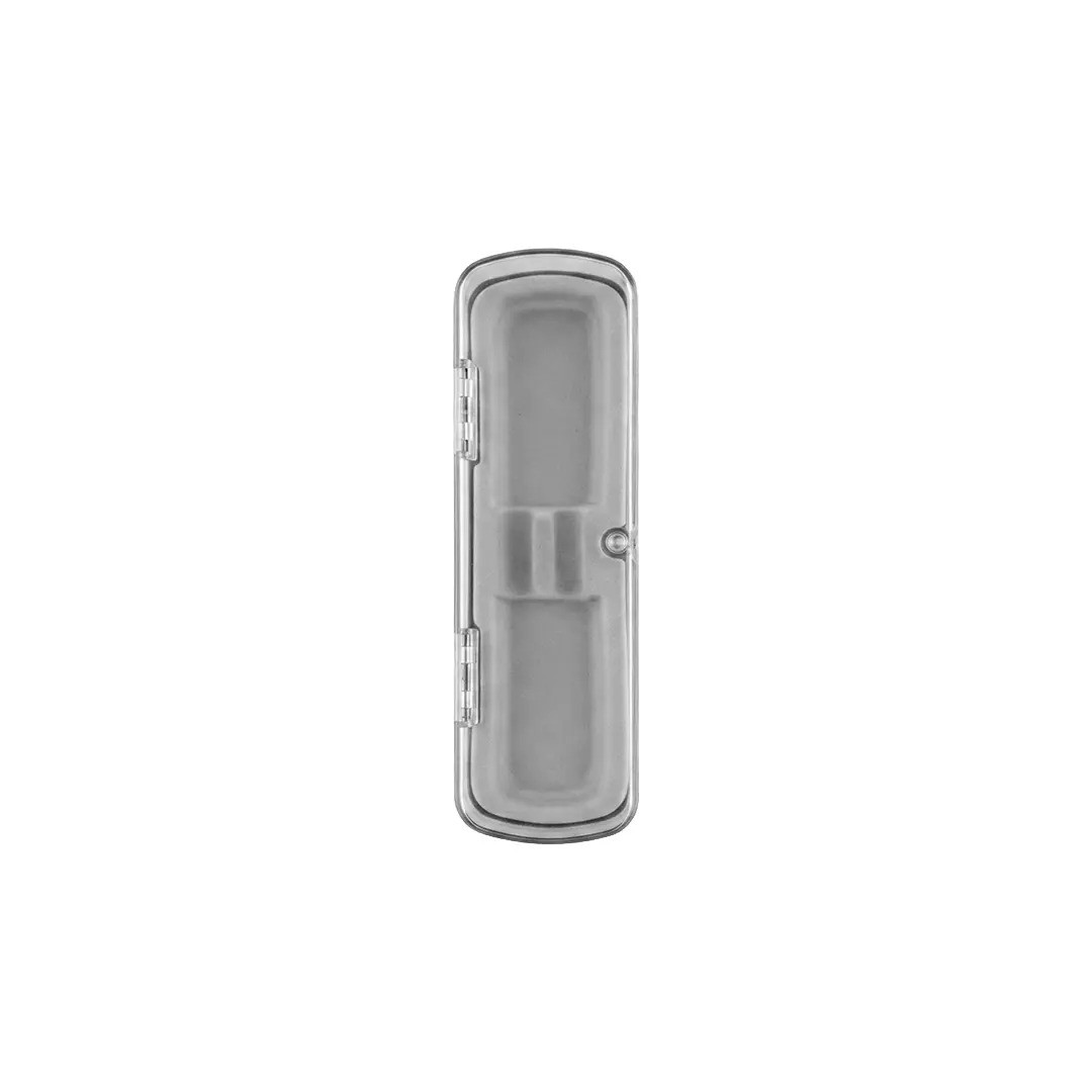 Estuche Para Boligrafo Transparente Doble Servicio