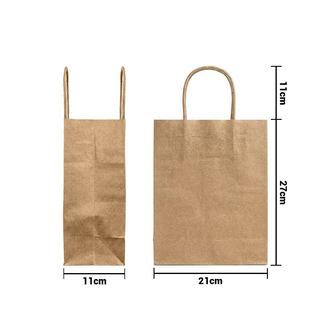 Funda De Papel Kraft Mediana