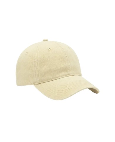 Gorra De Algodon Premium Con Velcro Color Beige