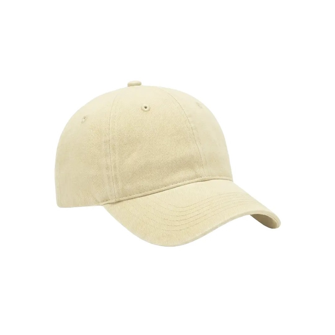 Gorra De Algodon Premium Con Velcro Color Beige