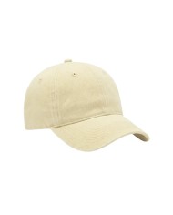 Gorra De Algodon Premium Con Velcro Color Beige