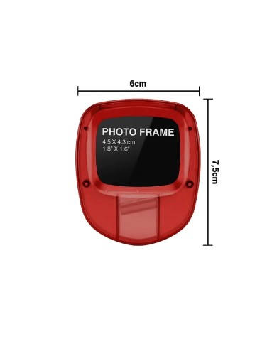 Imantado Premium Portaretrato Y Porta Notas Rojo