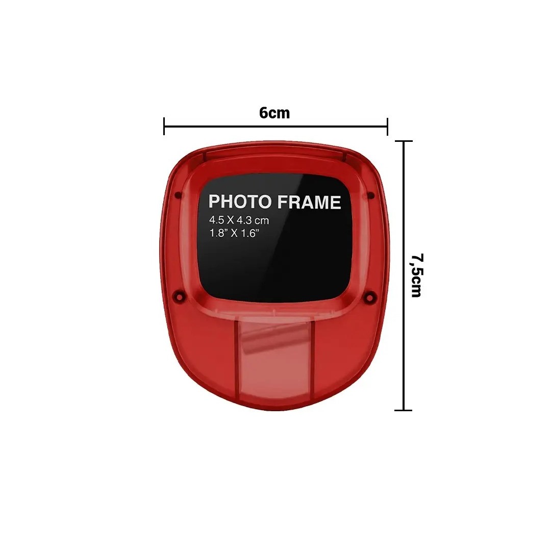 Imantado Premium Portaretrato Y Porta Notas Rojo
