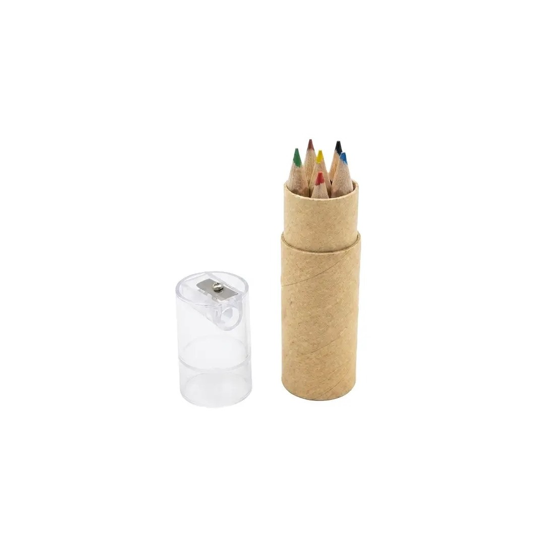 Lapices Con Sacapuntas Matita Eco (6 Colores)