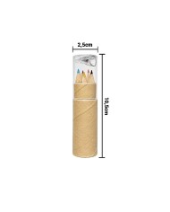 Lapices Con Sacapuntas Matita Eco (6 Colores)