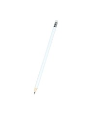 Lapiz Global Blanco Con Borrador Blanco