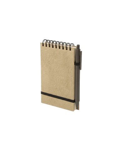 Libreta Ecologica Con Boligrafo De Fibra De Cafe