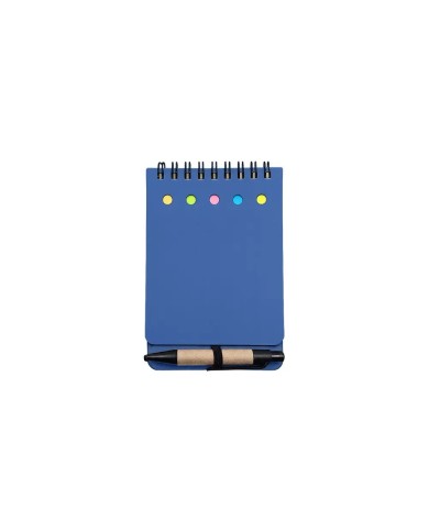Libreta Ecologica Tap Azul Con Post Its Y Boligrafo