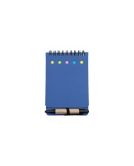 Libreta Ecologica Tap Azul Con Post Its Y Boligrafo