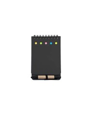 Libreta Ecologica Tap Negro Con Post Its Y Boligrafo