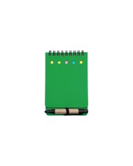 Libreta Ecologica Tap Verde Con Post Its Y Boligrafo