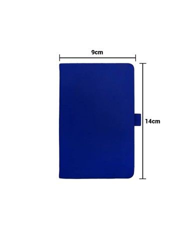 Libreta Meta Con Boligrafo Color Azul