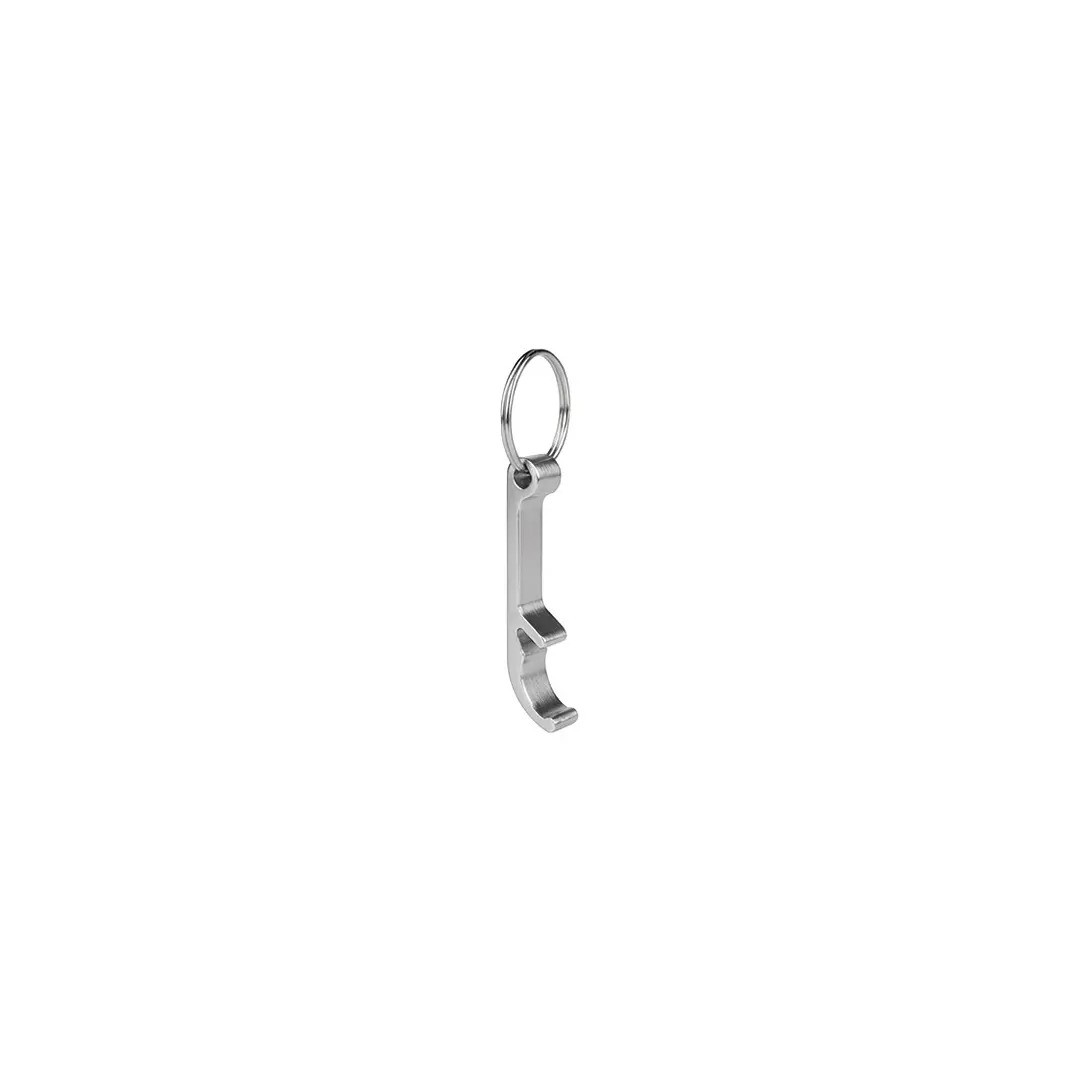 Llavero Destapador De Aluminio Fiesta Plateado