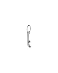 Llavero Destapador De Aluminio Fiesta Plateado