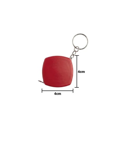 Llavero Flexometro Rino Color Rojo