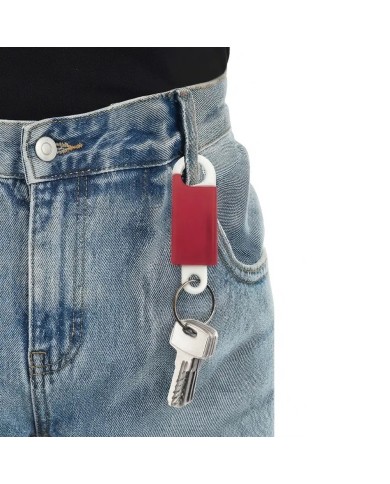 Llavero Hanger Rojo Con Blanco