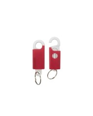 Llavero Hanger Rojo Con Blanco