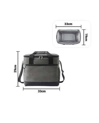 Lonchera Termica Camping Gris