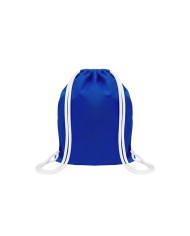 Mochila Encarrujada Cambrela Azul/Cordon Blanco 40Cmx34