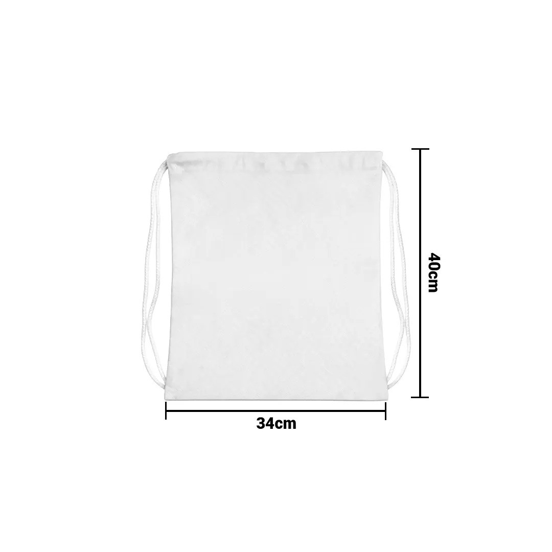 Mochila Encarrujada Cambrela Blanco/Cordon Blanco 40Cmx34