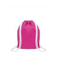 Mochila Encarrujada Cambrela Fucsia/Cordon Blanco 40Cmx32Cm