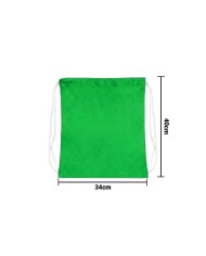 Mochila Encarrujada Cambrela Verde Claro/Cordon Blanco 40Cmx32