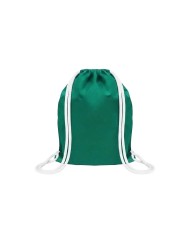 Mochila Encarrujada Cambrela Verde/ Cordon Blanco 40Cmx32Cm