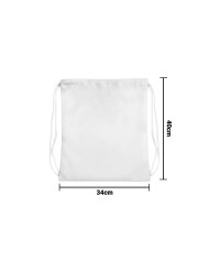 Mochila Encarrujada Sublimable Con Cordon 34X40