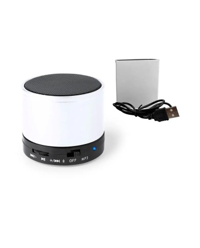 Parlante Con Radio Y Bluetooth Lenox Blanco