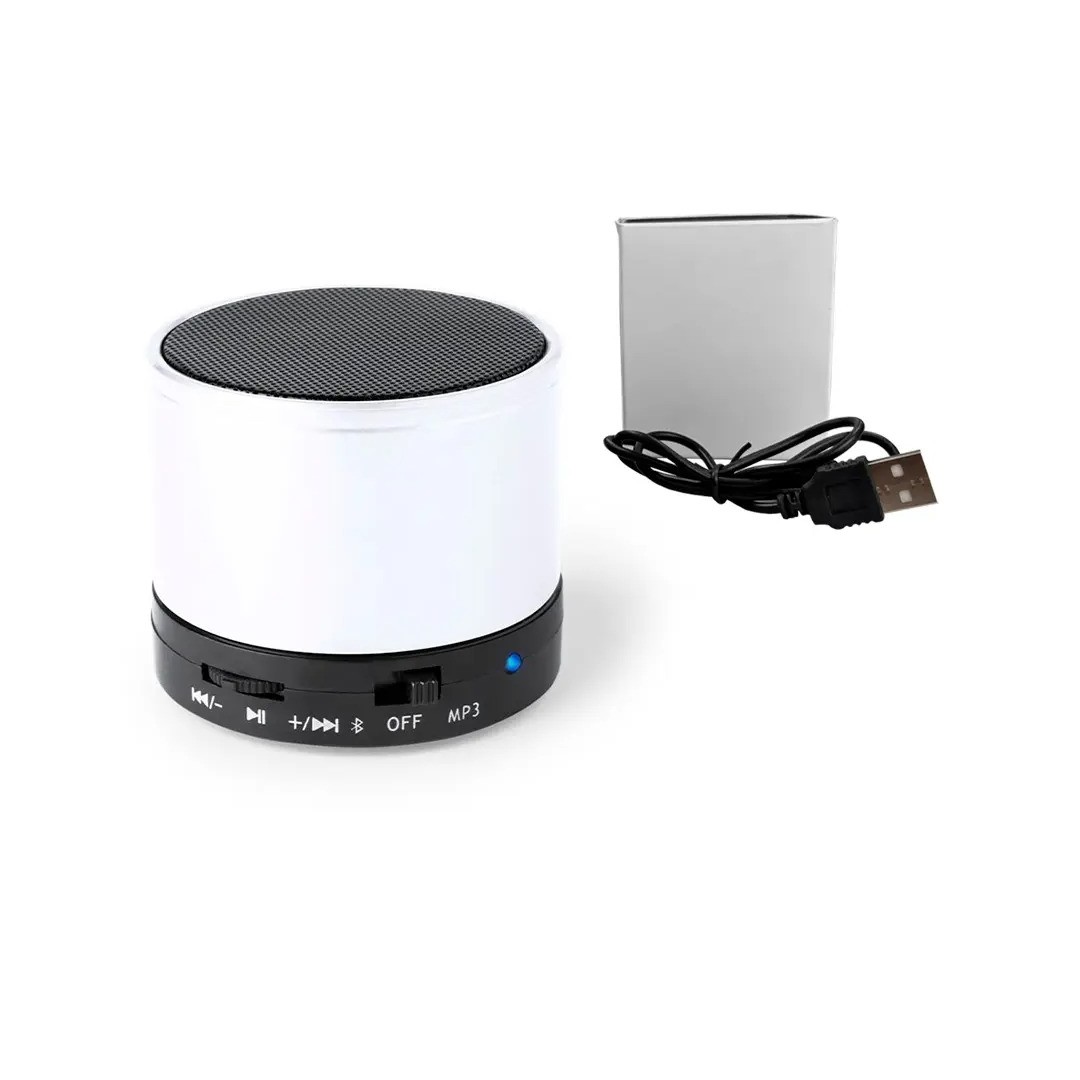 Parlante Con Radio Y Bluetooth Lenox Blanco