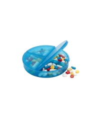 Pastillero Organizador Daily Azul Traslucido