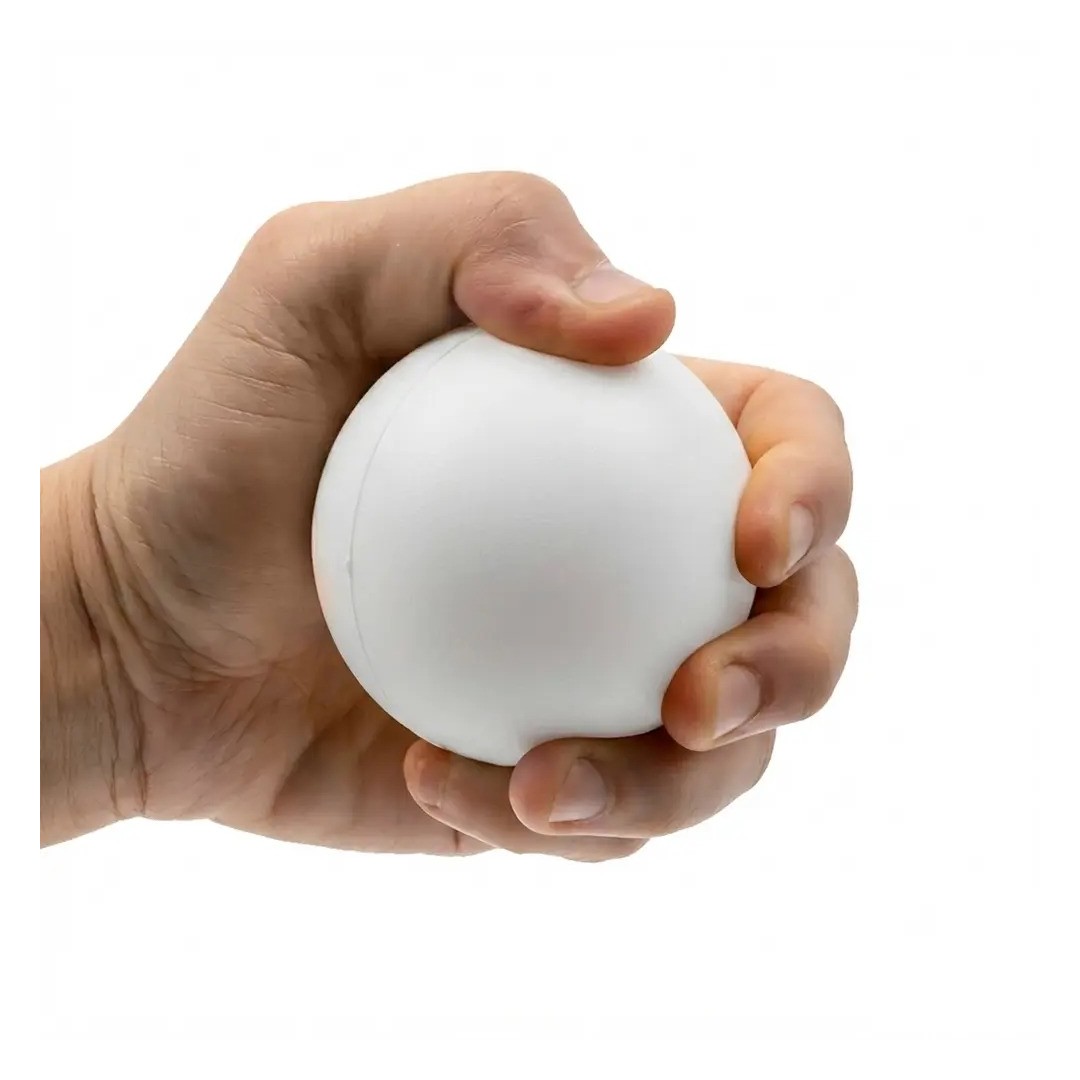 Pelota Antiestress Fluffy Blanco (Individual)