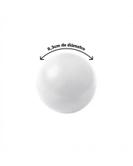 Pelota Antiestress Fluffy Blanco (Individual)