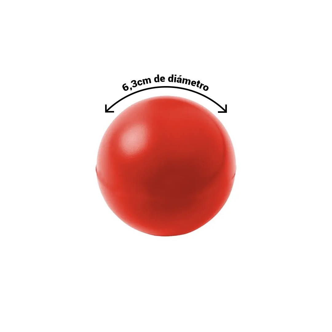 Pelota Antiestress Fluffy Rojo (Individual)