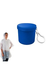 Poncho Lluvia Barrilito Azul Con Llavero