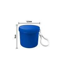 Poncho Lluvia Barrilito Azul Con Llavero