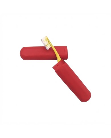 Porta Cepillo Dental Rojo