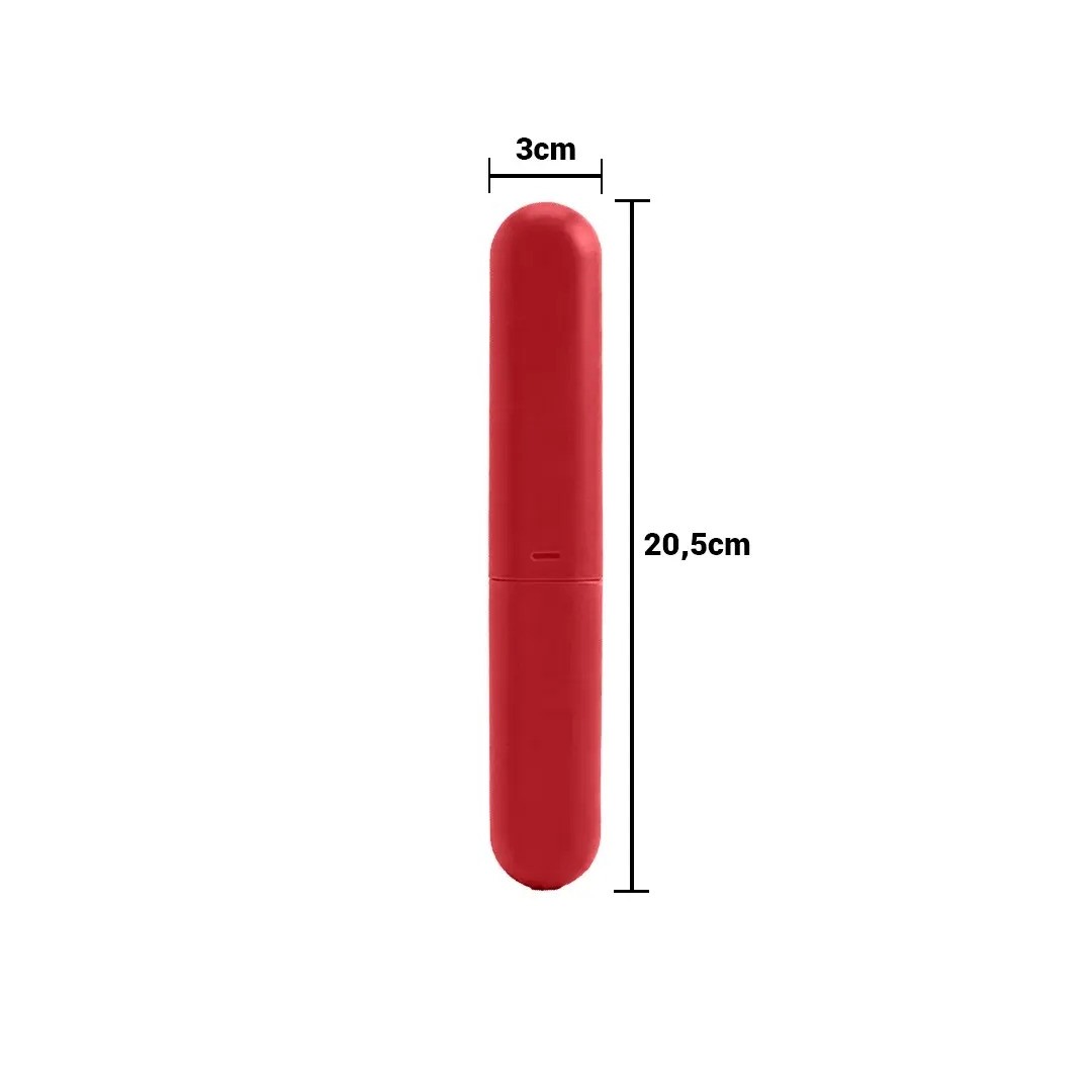 Porta Cepillo Dental Rojo