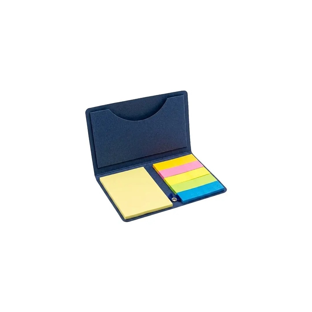 Porta Notas Con Post It Color Azul