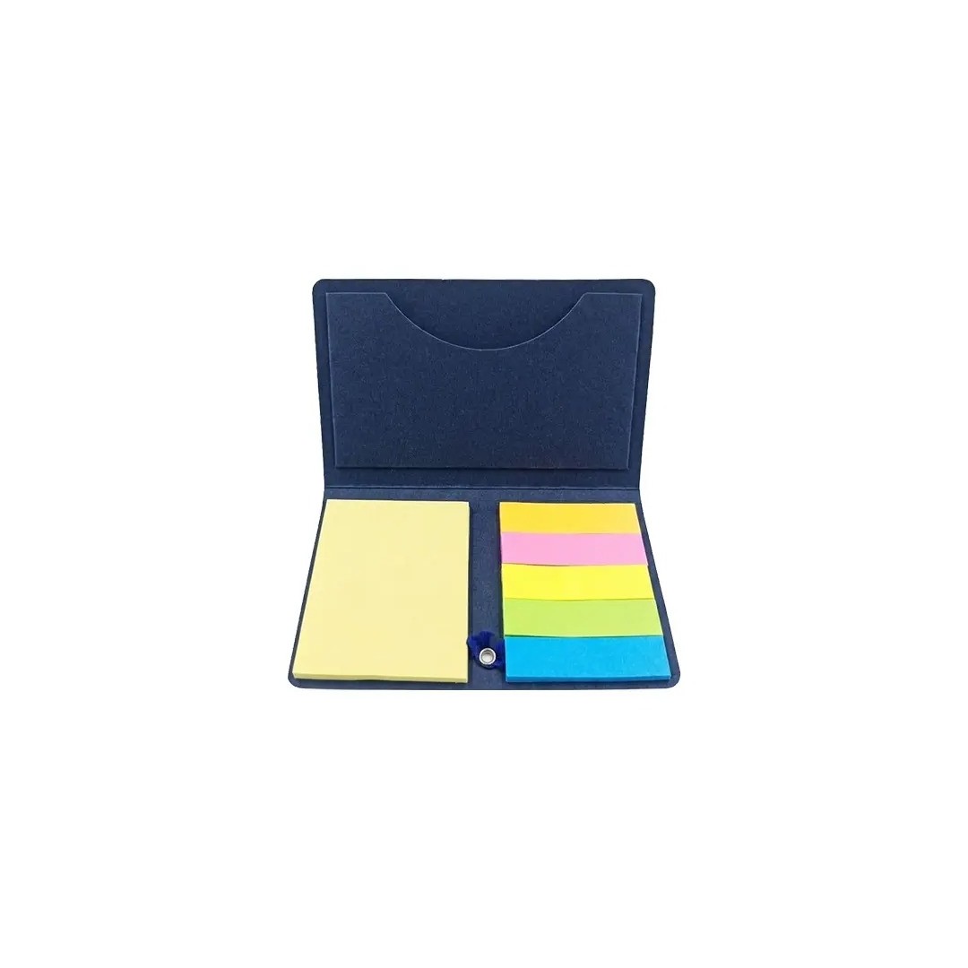 Porta Notas Con Post It Color Azul
