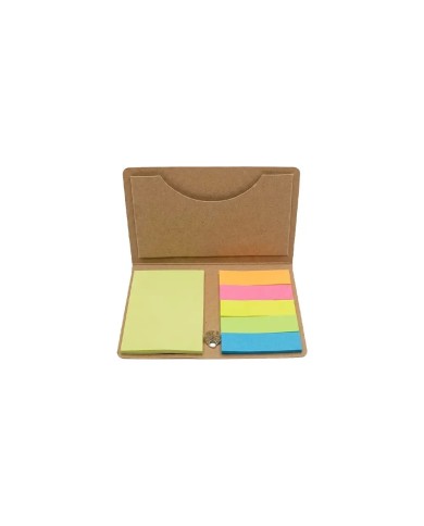 Porta Notas Con Post It Color Kraft
