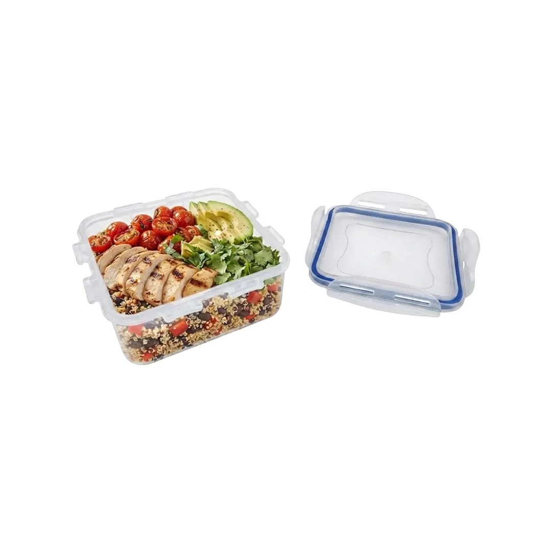 Recipiente Plastico Cuadrado Hermetico