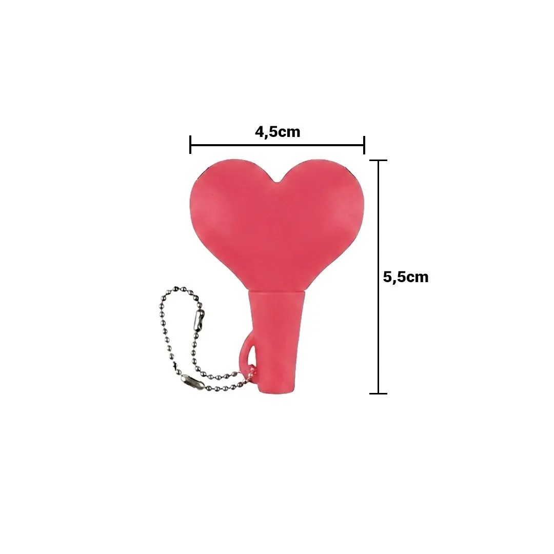 Separador De Audifono Heart Rojo