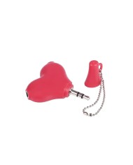 Separador De Audifono Heart Rojo