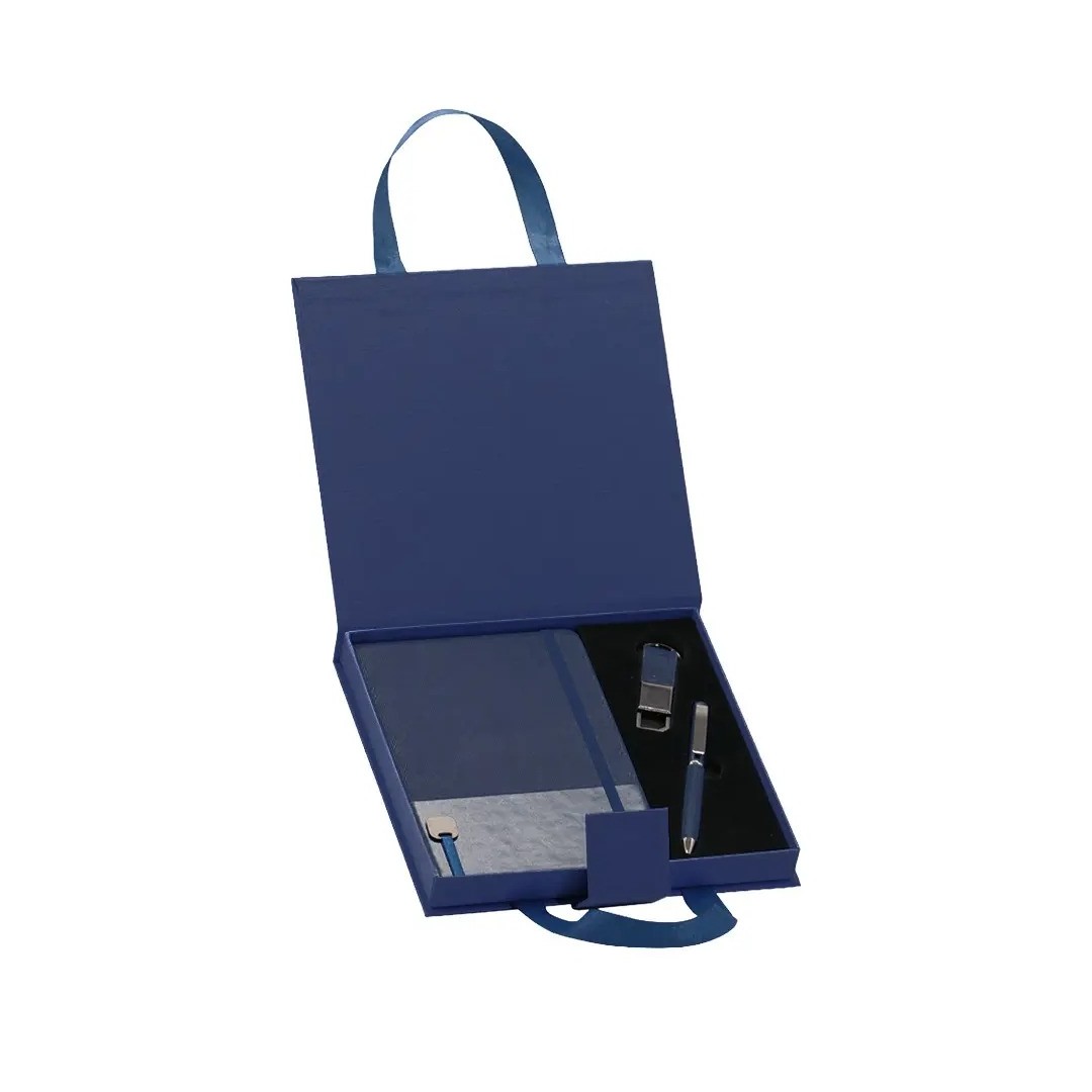 Set Ejecutivo Tipo Maletin Color Azul