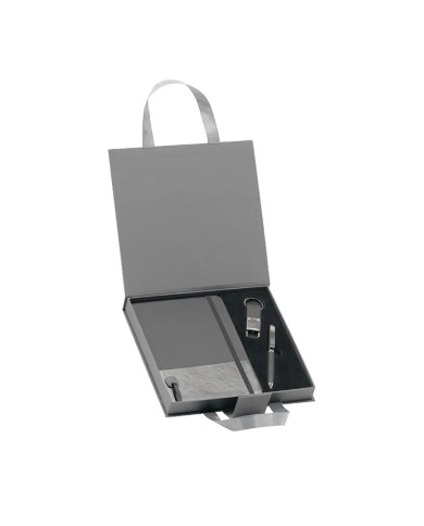 Set Ejecutivo Tipo Maletin Color Gris